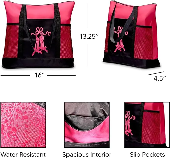 Girls Dance Large Tote Bag