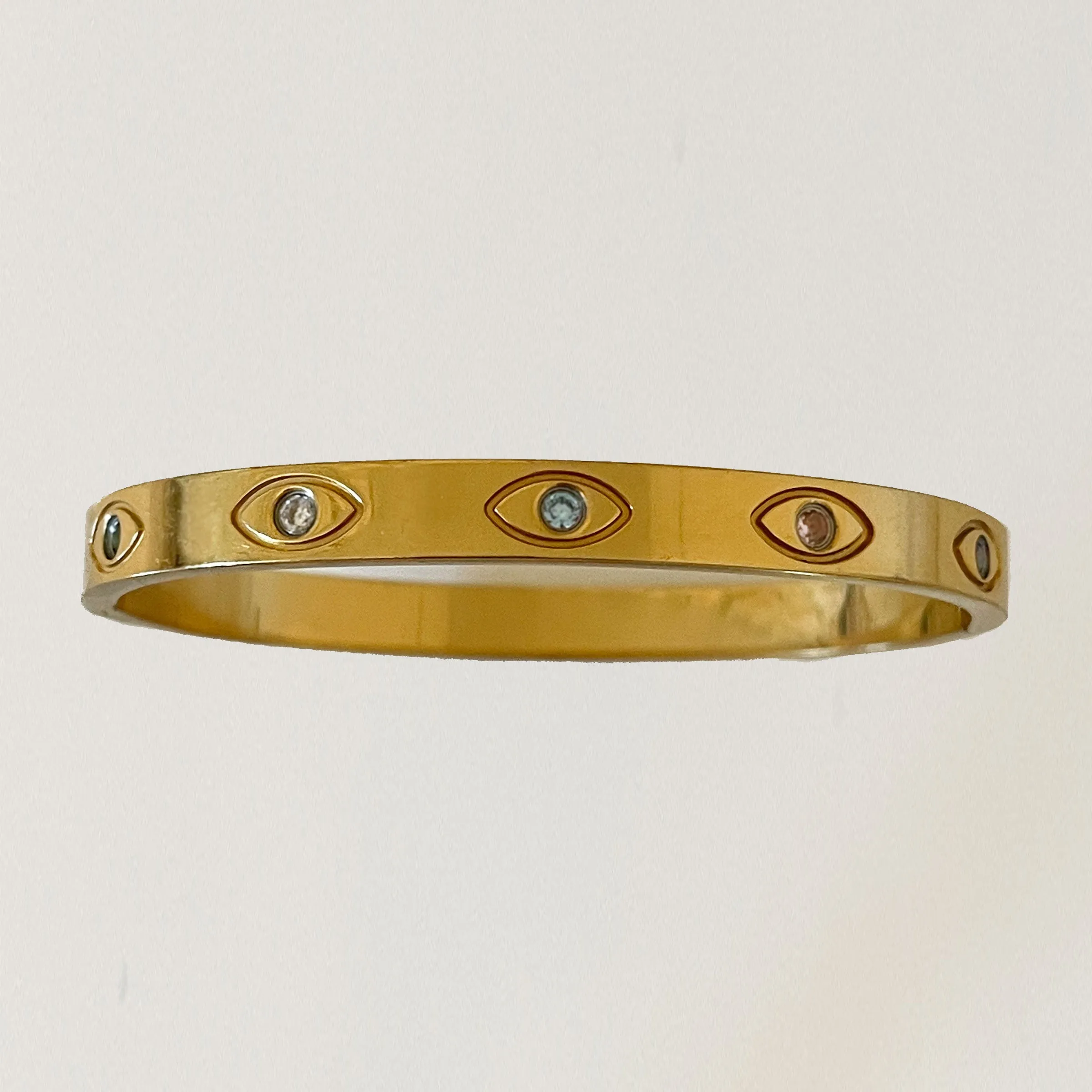 Gold Celestial Bangle | Waterproof | Stainless Steel