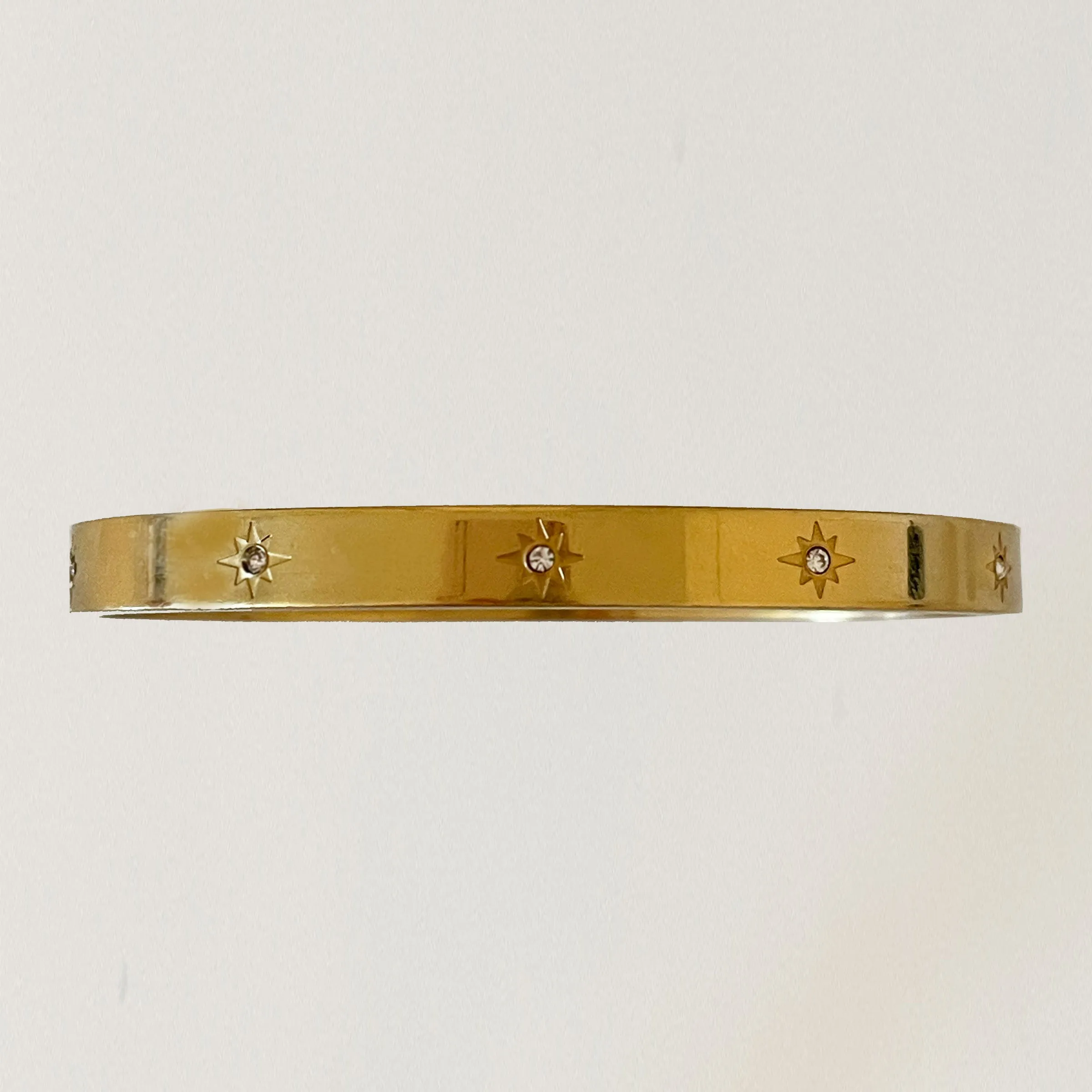 Gold Celestial Bangle | Waterproof | Stainless Steel