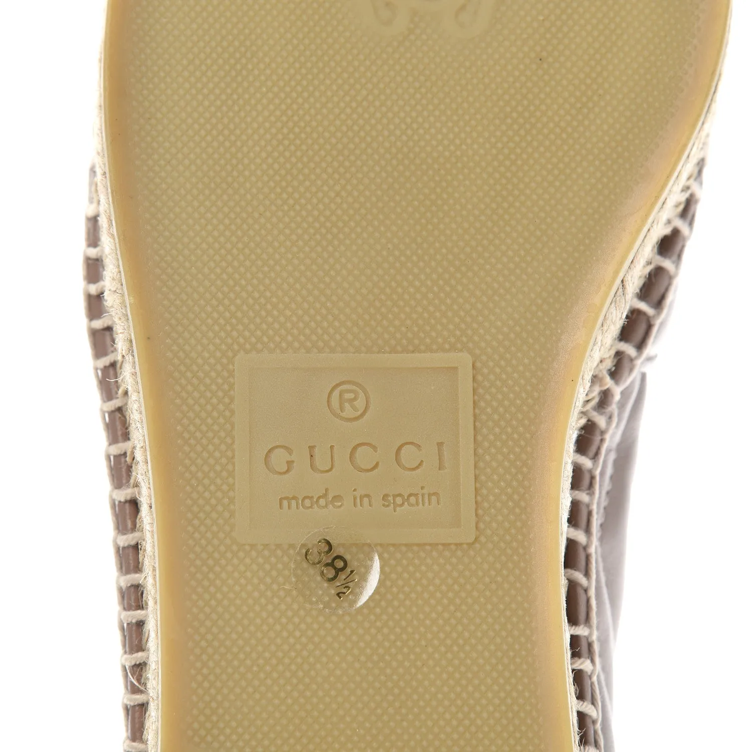 Gucci GG Marmont Matelassé Chevron Espadrilles in Rose Pink