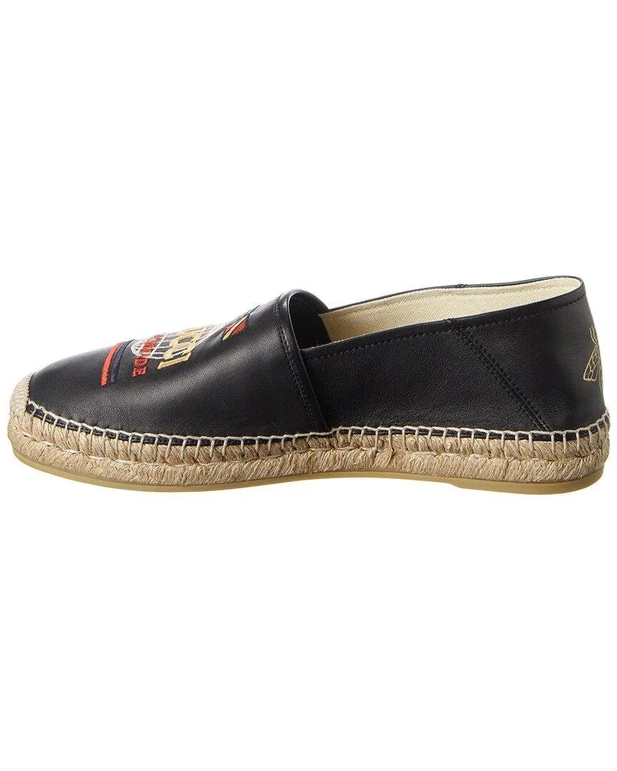 Gucci Worldwide Slip on Espadrilles in Black