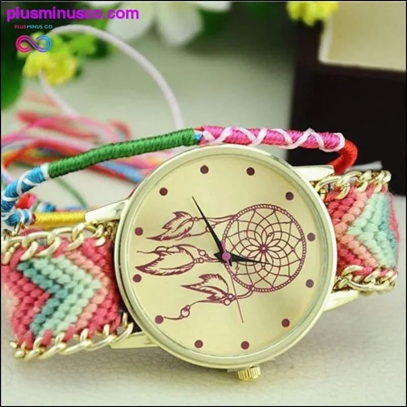 Handmade Dreamcatcher Friendship Bracelet Watch