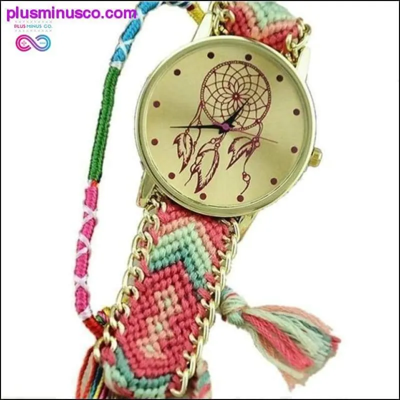 Handmade Dreamcatcher Friendship Bracelet Watch