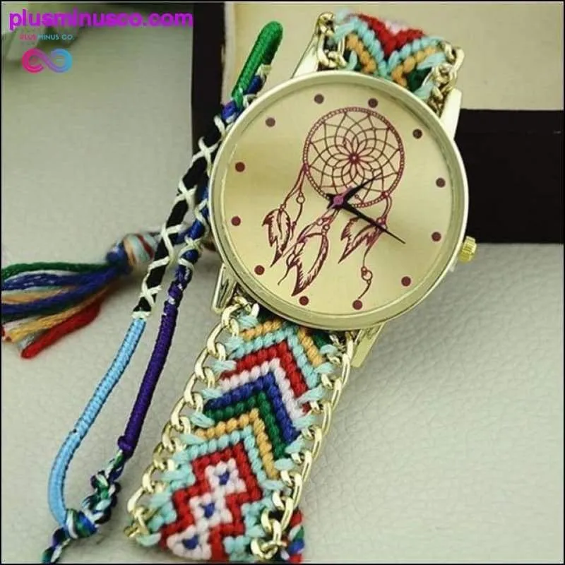 Handmade Dreamcatcher Friendship Bracelet Watch
