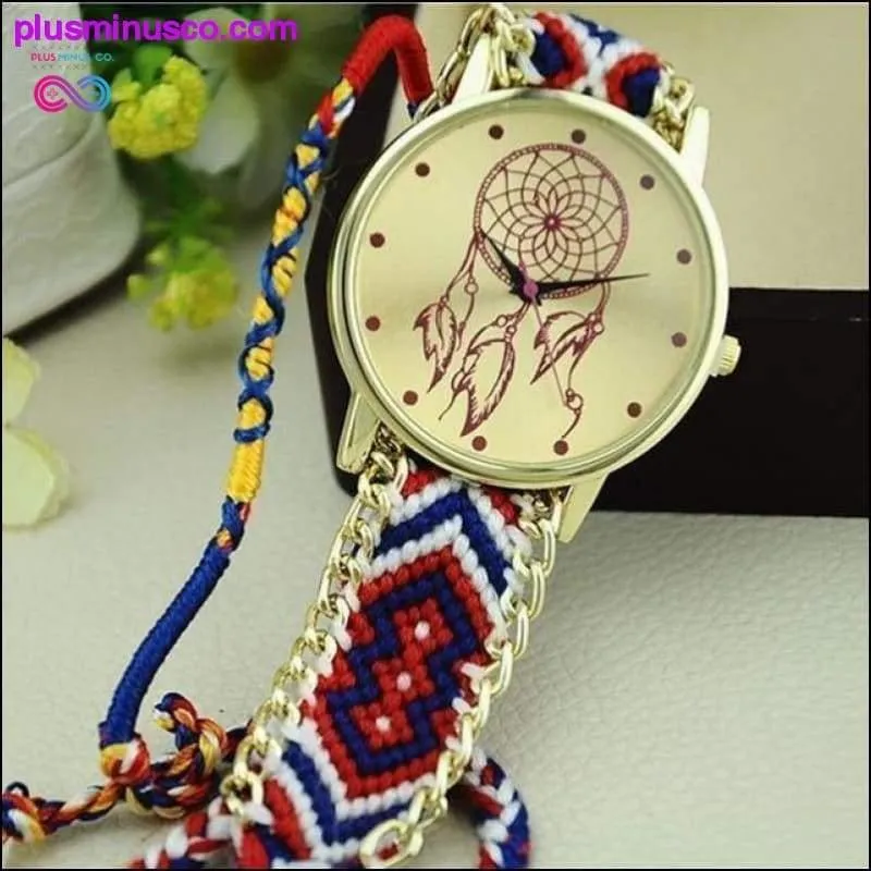 Handmade Dreamcatcher Friendship Bracelet Watch
