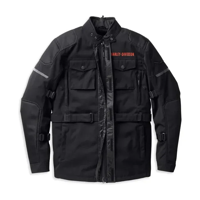Harley-Davidson® Men's Quest Triple Vent System Jacket - Black