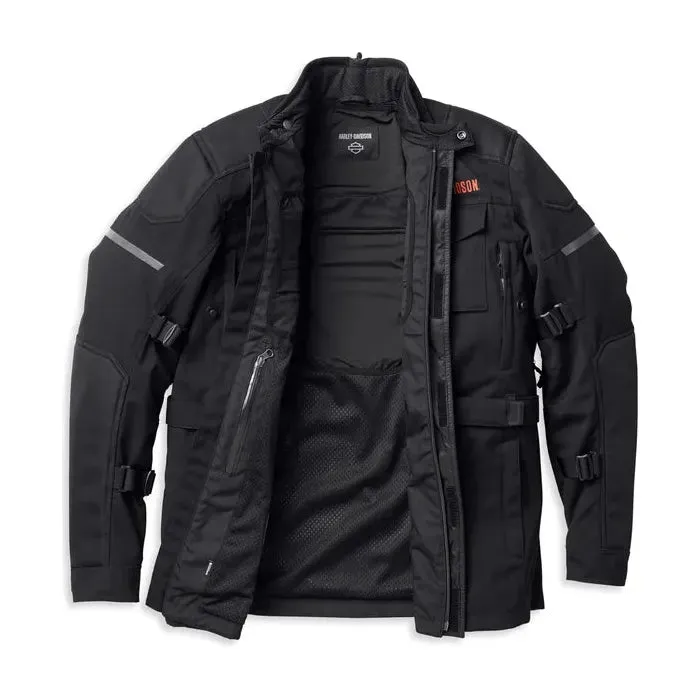 Harley-Davidson® Men's Quest Triple Vent System Jacket - Black