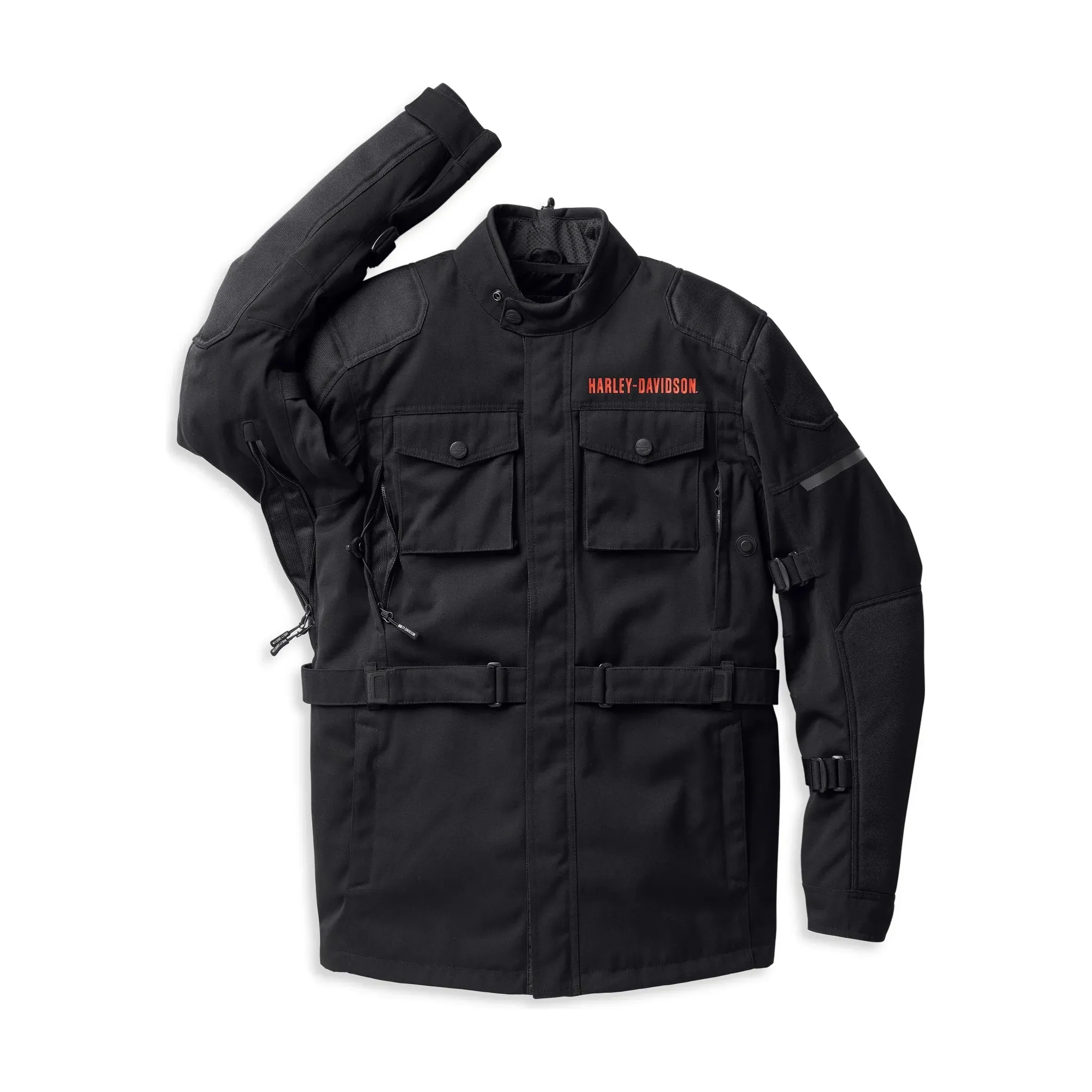 Harley-Davidson® Men's Quest Triple Vent System Jacket - Black