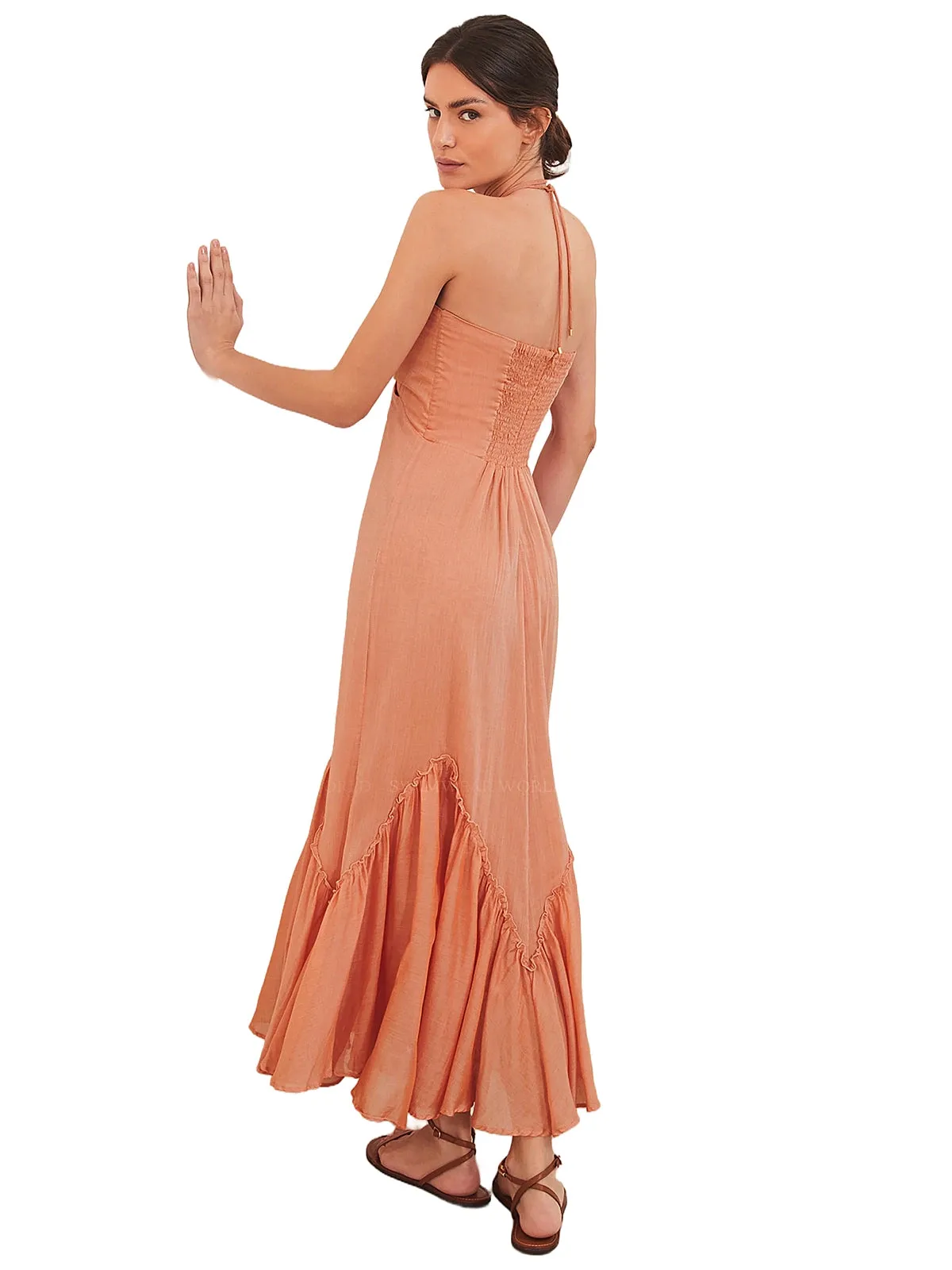 Harper Detail Long Dress ::RET