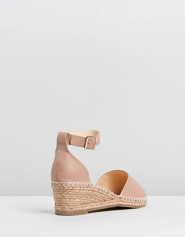 Human Premium Shoes Helene Leather Espadrille Wedge