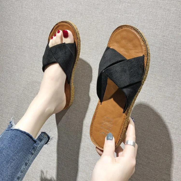 INSTOCK- Slippers for women summer Korean style women's shoes