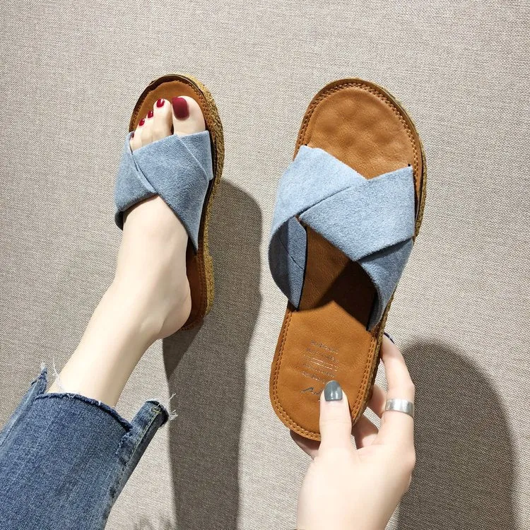 INSTOCK- Slippers for women summer Korean style women's shoes
