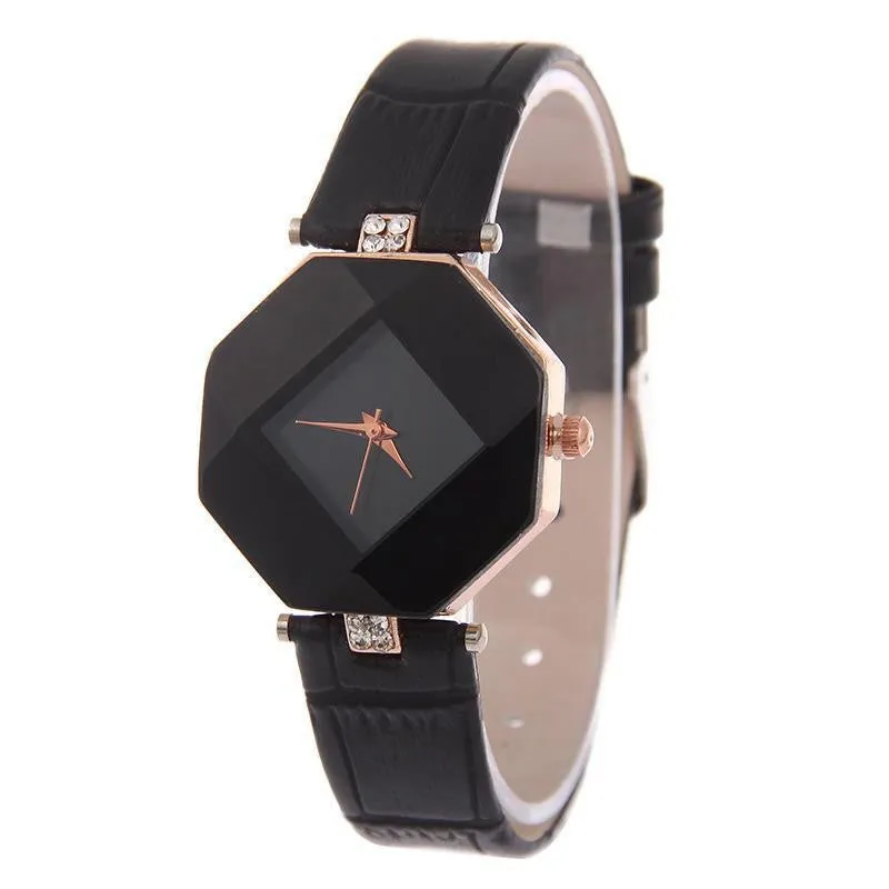 Jewel Gem Geometry Quartz Wristwatches