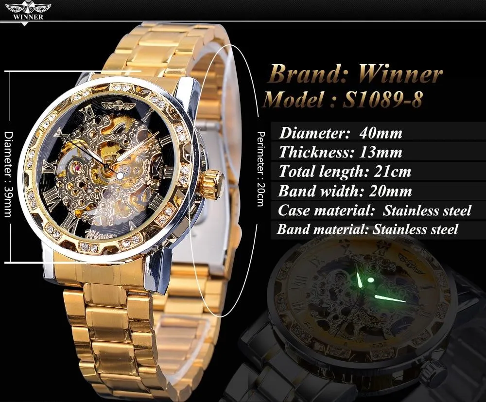 Jollynova - Luxury Men's Automatic Mechanical Watch