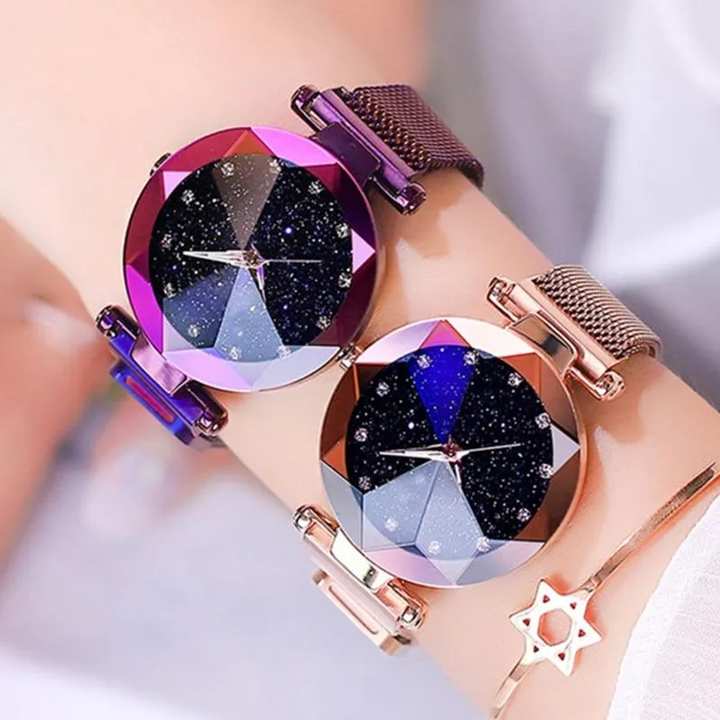 Jollynova - Magnet Starry Sky Women Quartz Watch