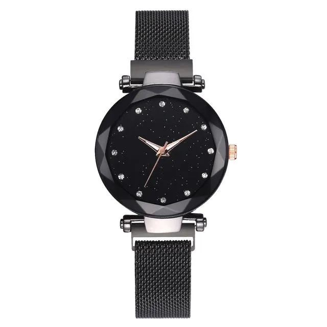 Jollynova - Magnet Starry Sky Women Quartz Watch