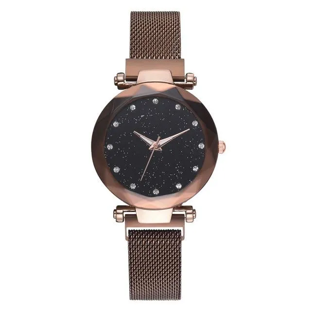 Jollynova - Magnet Starry Sky Women Quartz Watch