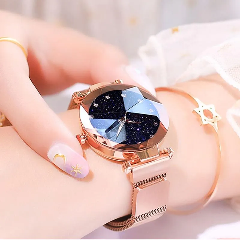 Jollynova - Magnet Starry Sky Women Quartz Watch