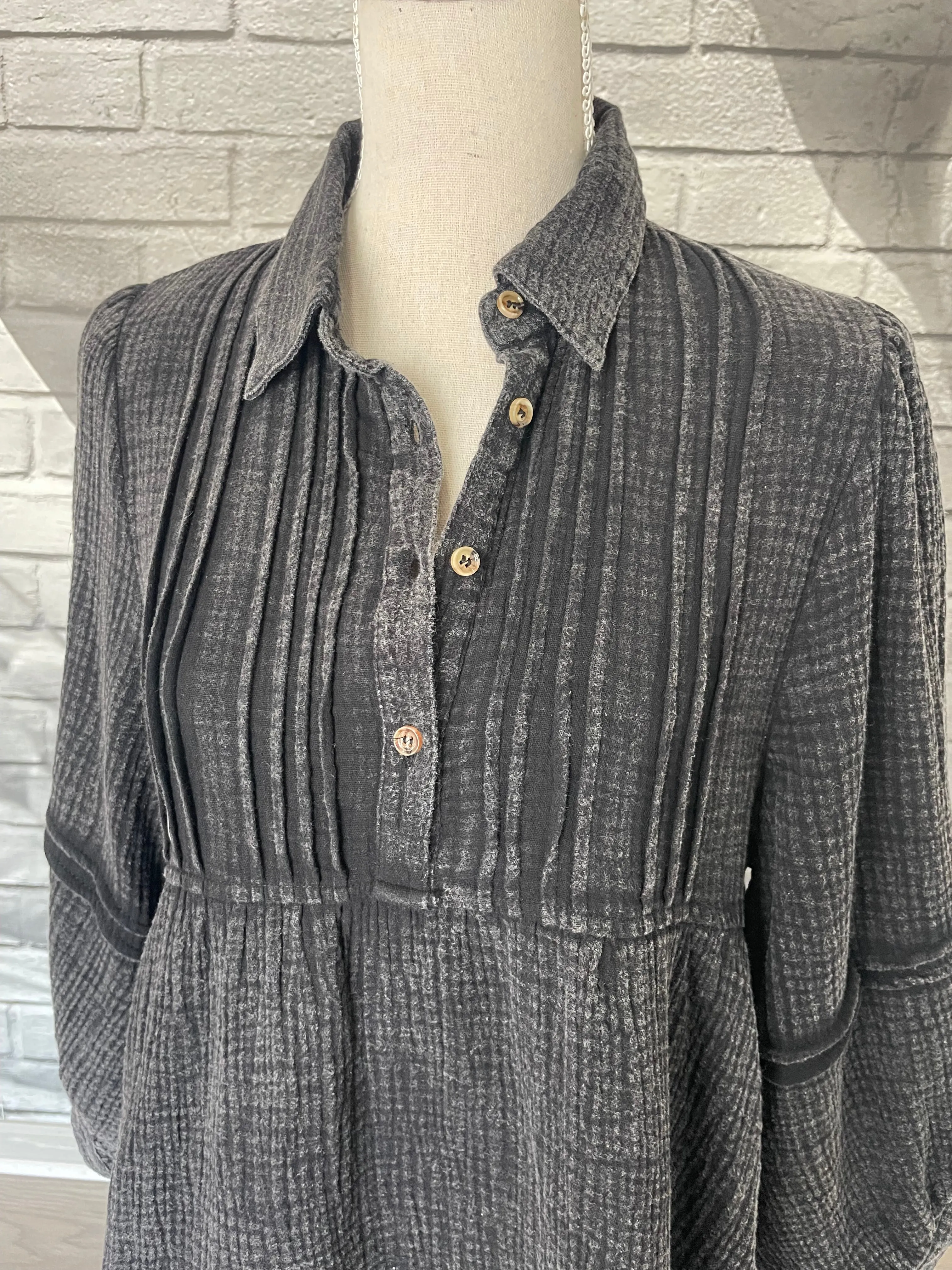 Kimmie Gauze Tunic Blouse