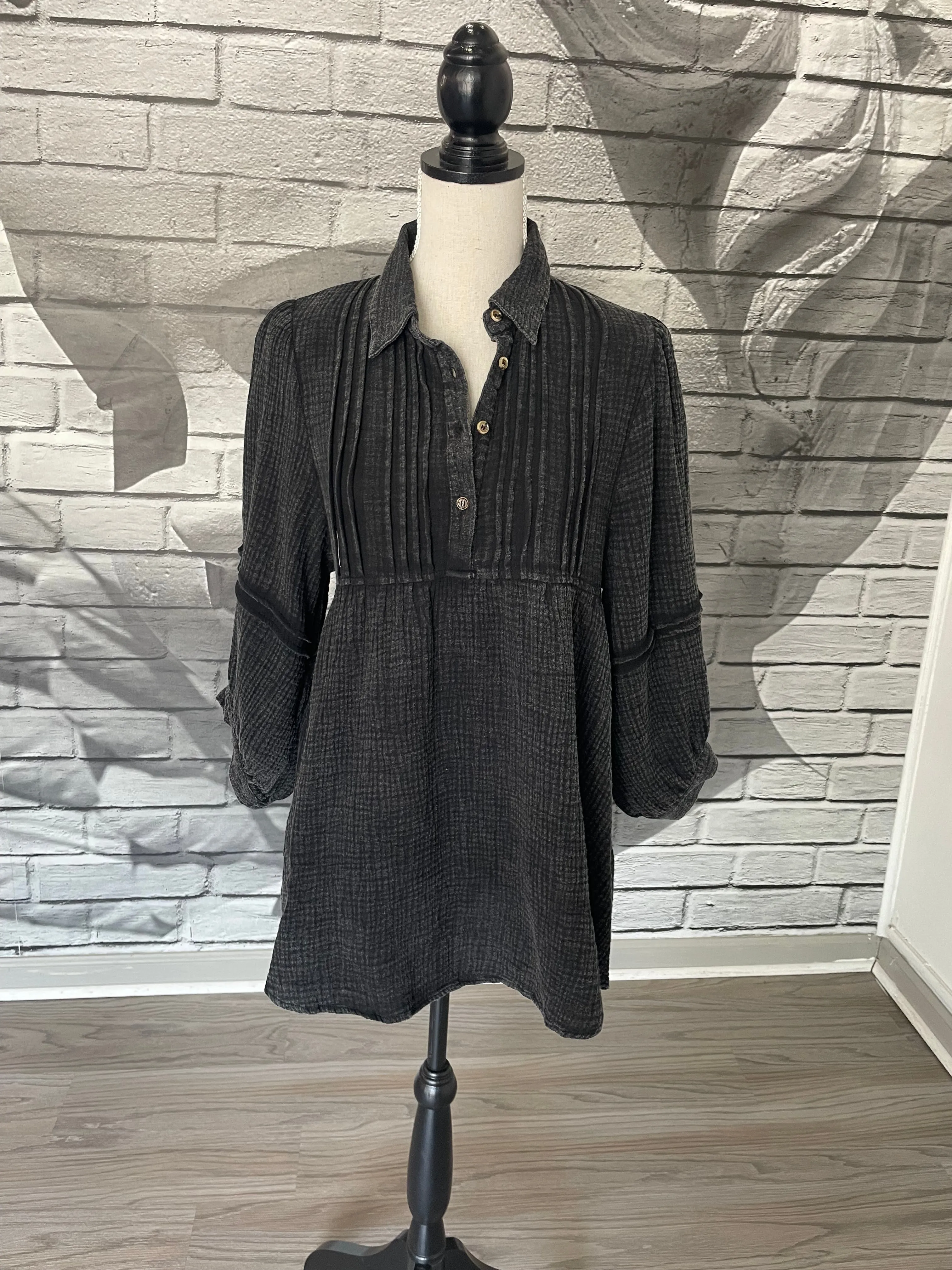 Kimmie Gauze Tunic Blouse