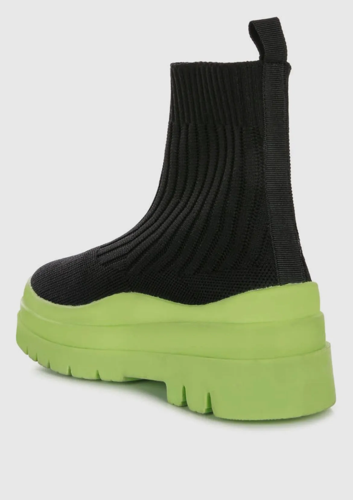 Knitted platform boots Women