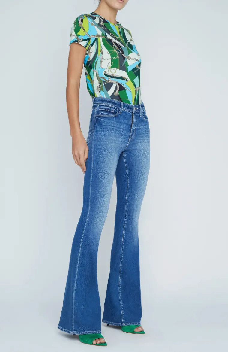 L'AGENCE BELL HIGH RISE FLARE