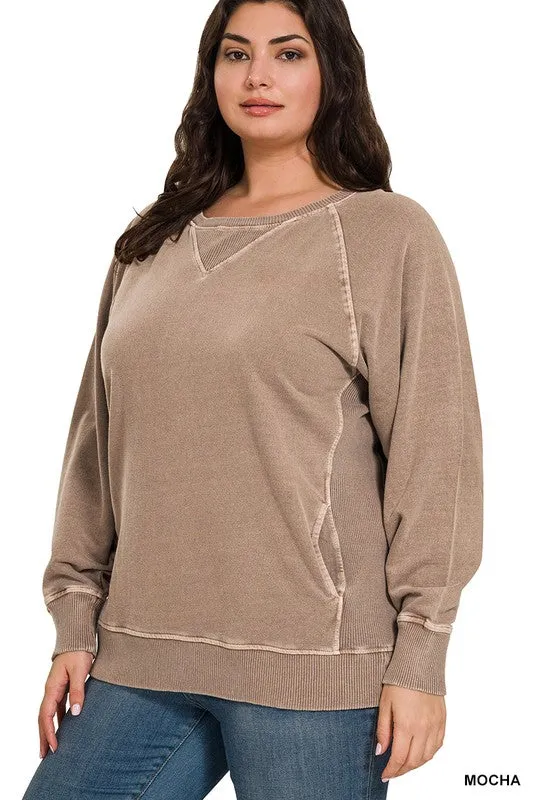 Lake Nights Long Sleeve Sweater in mocha S-3XL * on sale