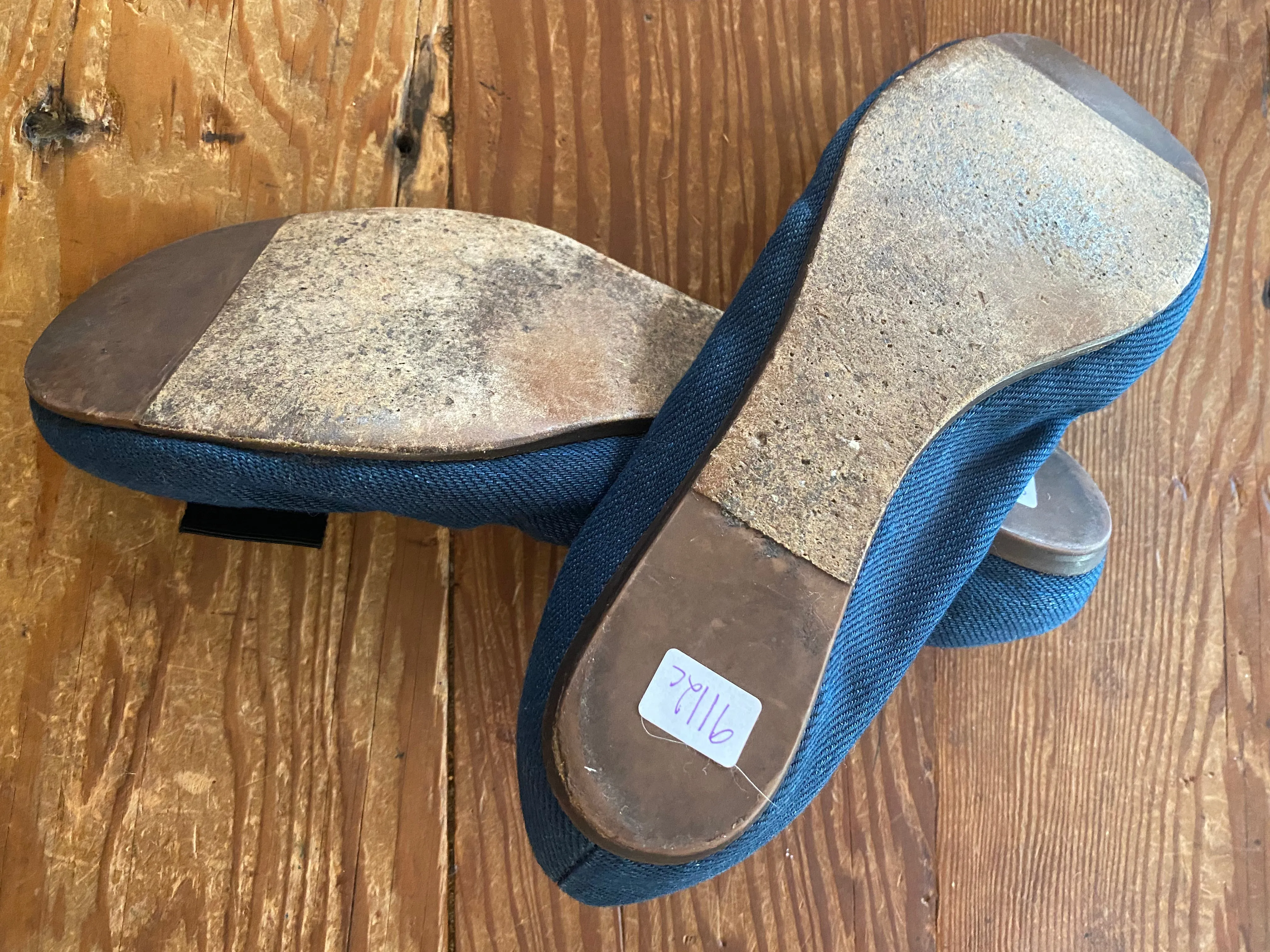 Lanvin Acne Denim Flats