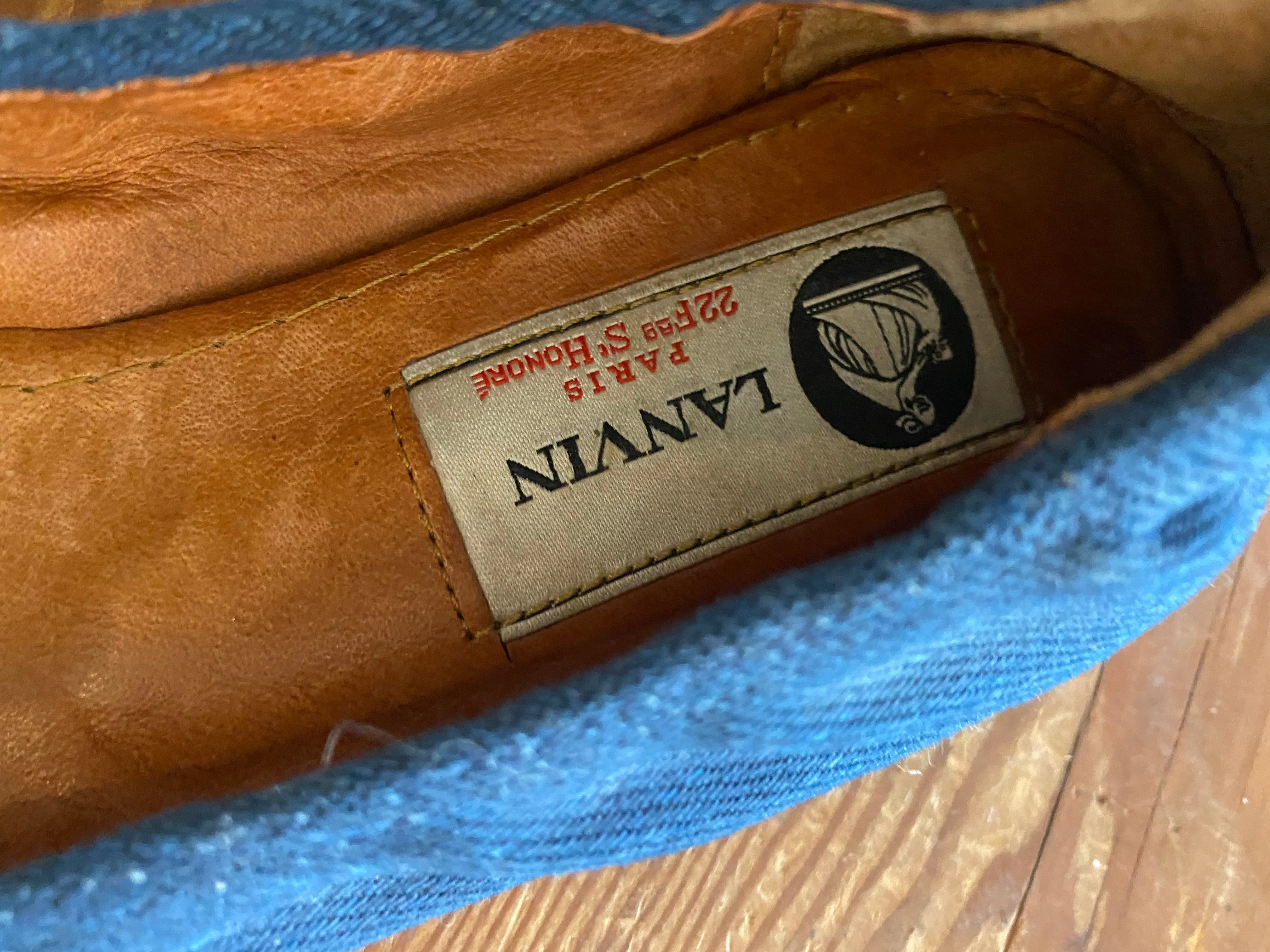 Lanvin Acne Denim Flats