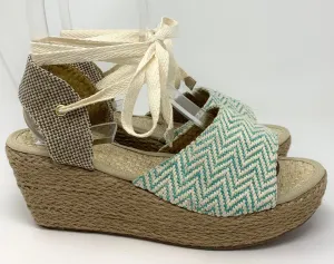 Leafy Life High Wedge Espadrilles