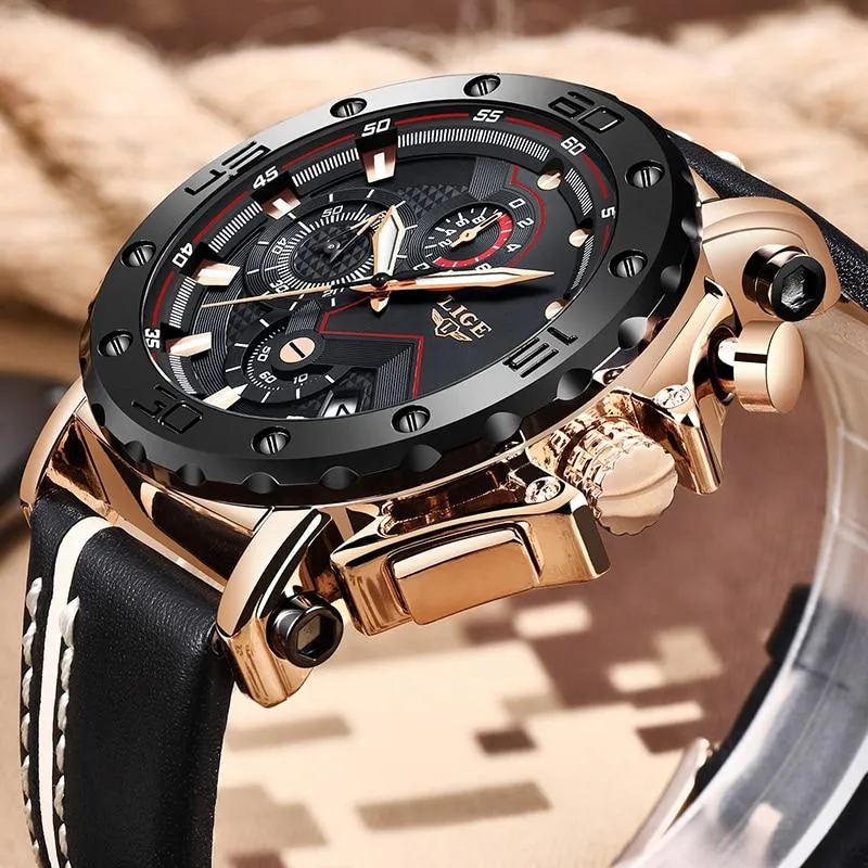 LG9899 - 2020 Waterproof Luminous Chronograph Quartz Watch