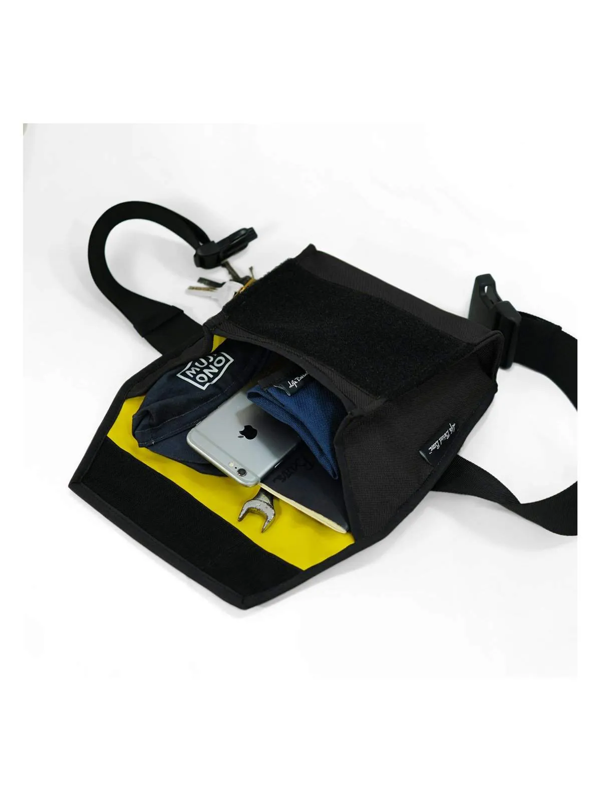 Life Behind Bars The Musette Hip Pouch Black