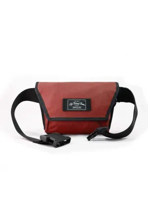 Life Behind Bars The Musette Hip Pouch Deep Red