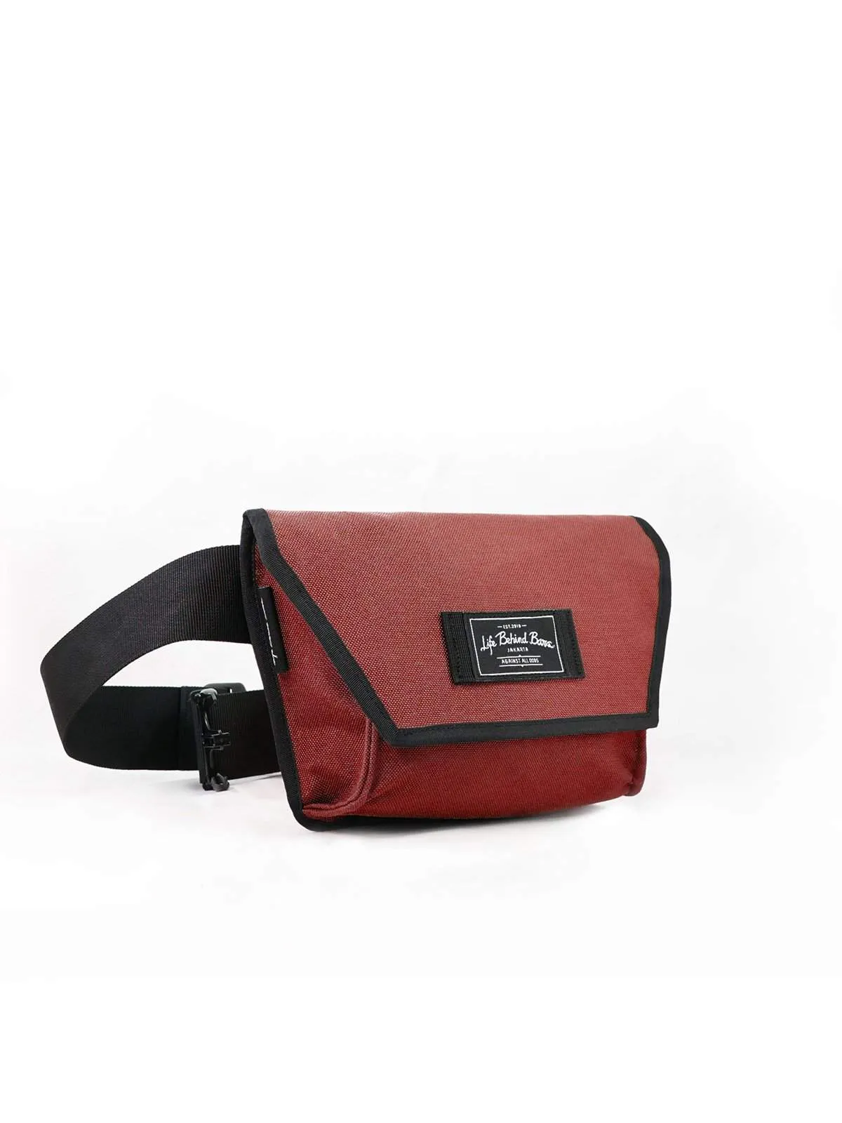 Life Behind Bars The Musette Hip Pouch Deep Red