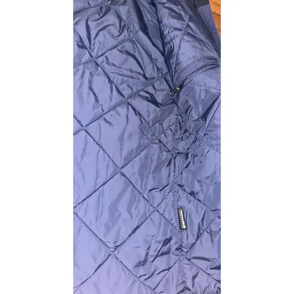 LL Bean Womens Winter Puffer Jacket Thinsulate Insulation Used