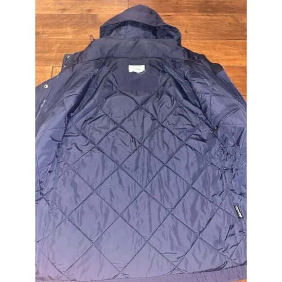 LL Bean Womens Winter Puffer Jacket Thinsulate Insulation Used