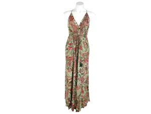 Long Boho Dress with Sexy Open Back/Hippie comfy dress/Bohemian maxi dress/Silk boho dress/