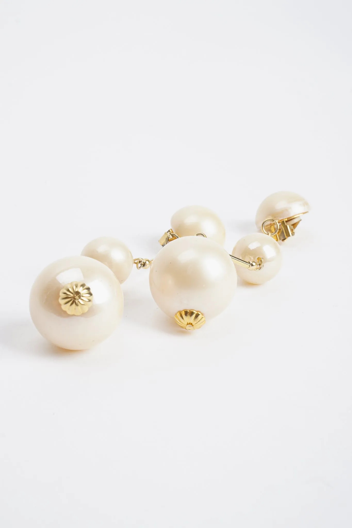 Long Pearl Drop Earrings