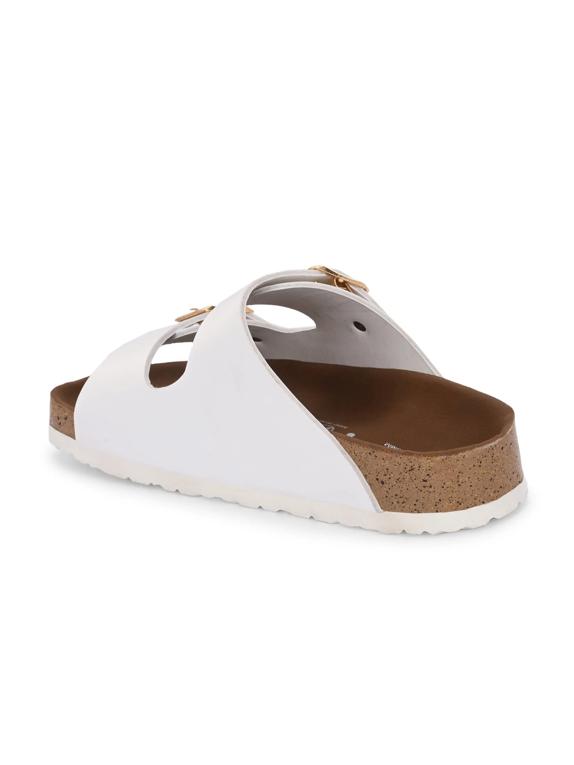 Luxurious Camel Leather Double-Strap Sandal For Women