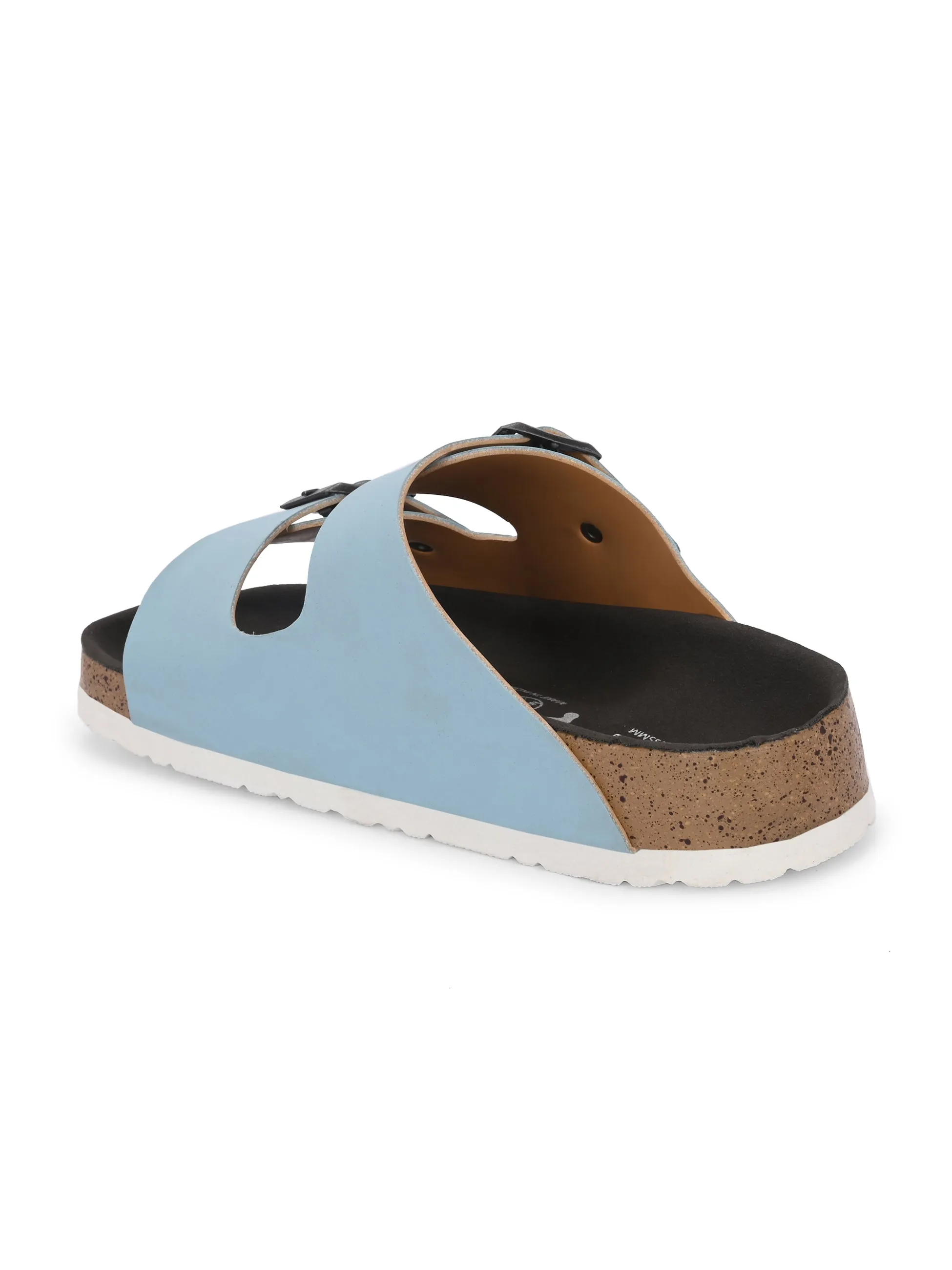Luxurious Camel Leather Double-Strap Sandal For Women