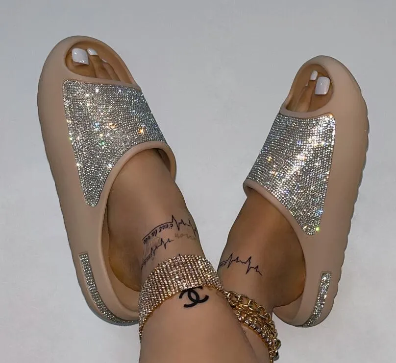 LUXURY BLING SLIDES