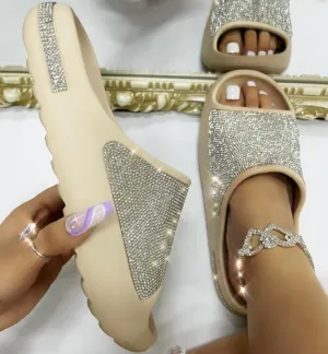 LUXURY BLING SLIDES
