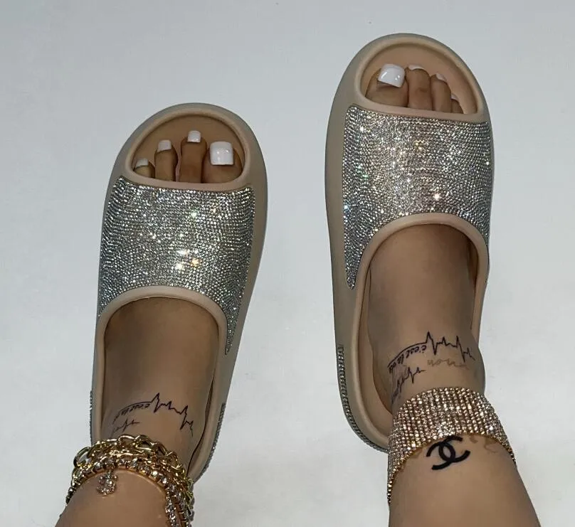 LUXURY BLING SLIDES