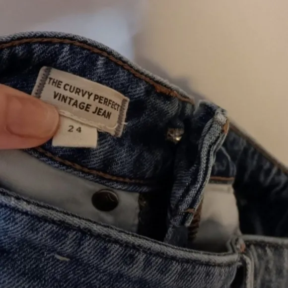 MADEWELL HIGH RISE CURVY PERFECT VINTAGE JEANS