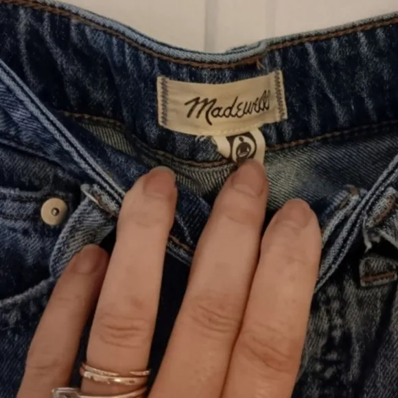 MADEWELL HIGH RISE CURVY PERFECT VINTAGE JEANS