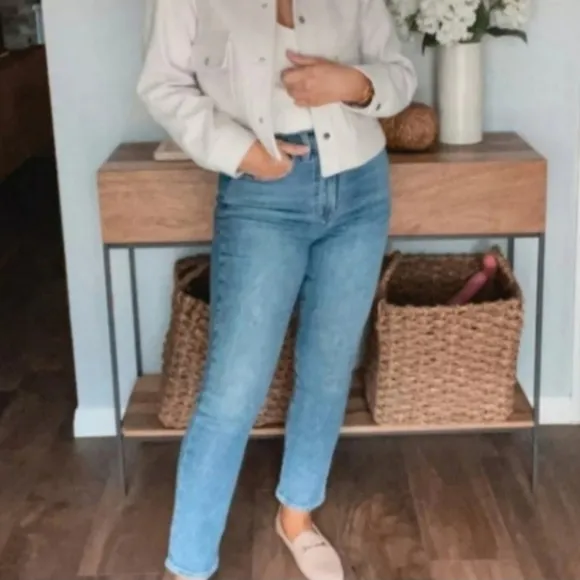 MADEWELL HIGH RISE CURVY PERFECT VINTAGE JEANS