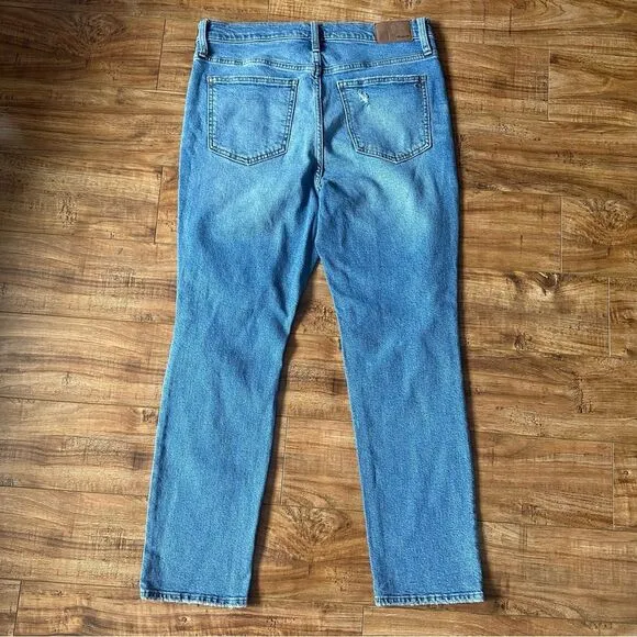 Madewell size 29 The Perfect Vintage Denman Wash Distressed Jeans NC328