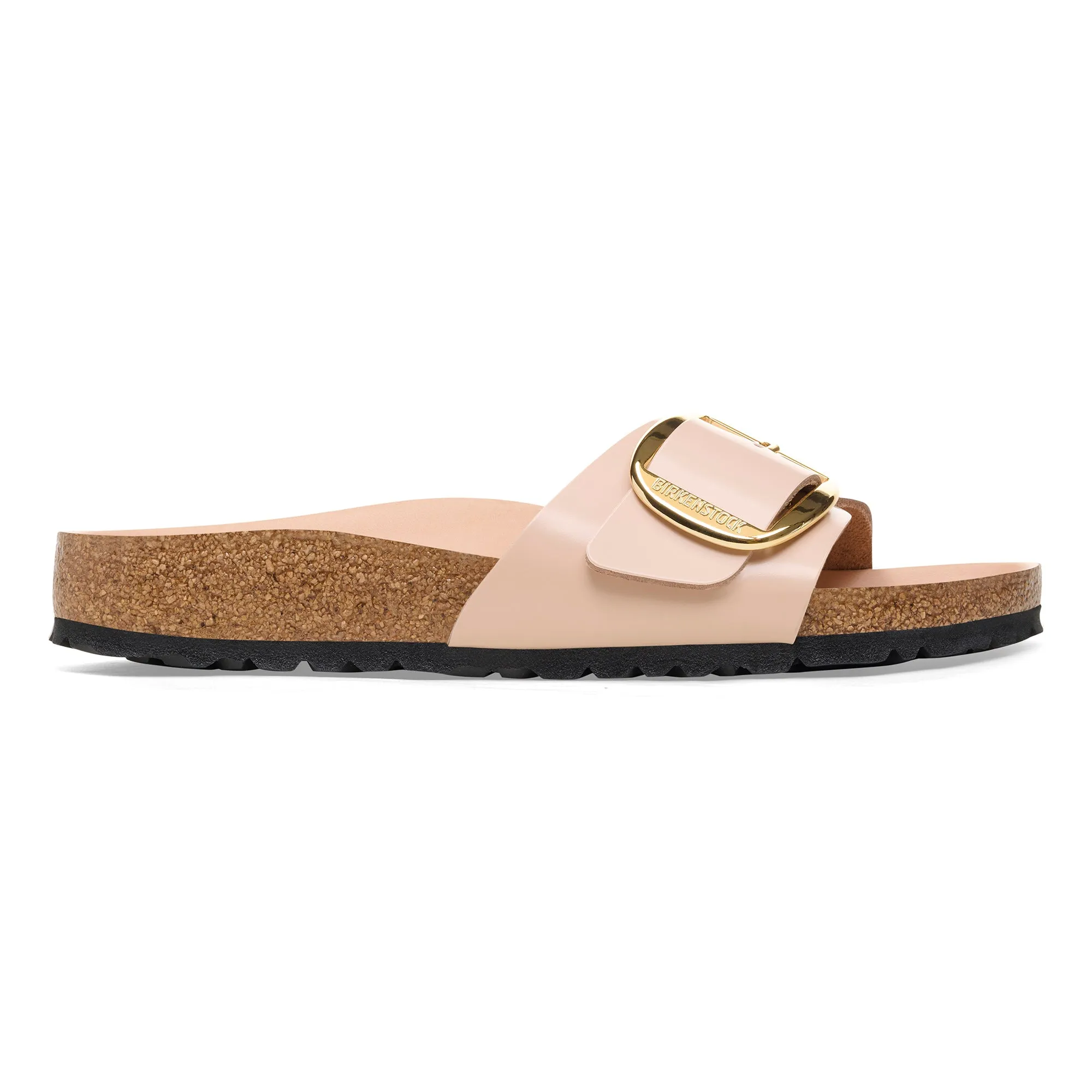 Madrid Big Buckle (High Shine New Beige)