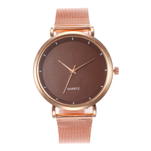 Magnetic buckle Dazzling women Watchs