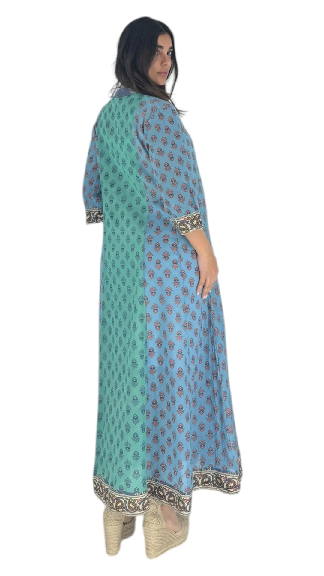 Mariela blue/green dress